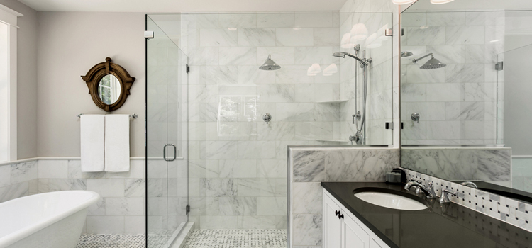 bathroom shower door installation in El Segundo